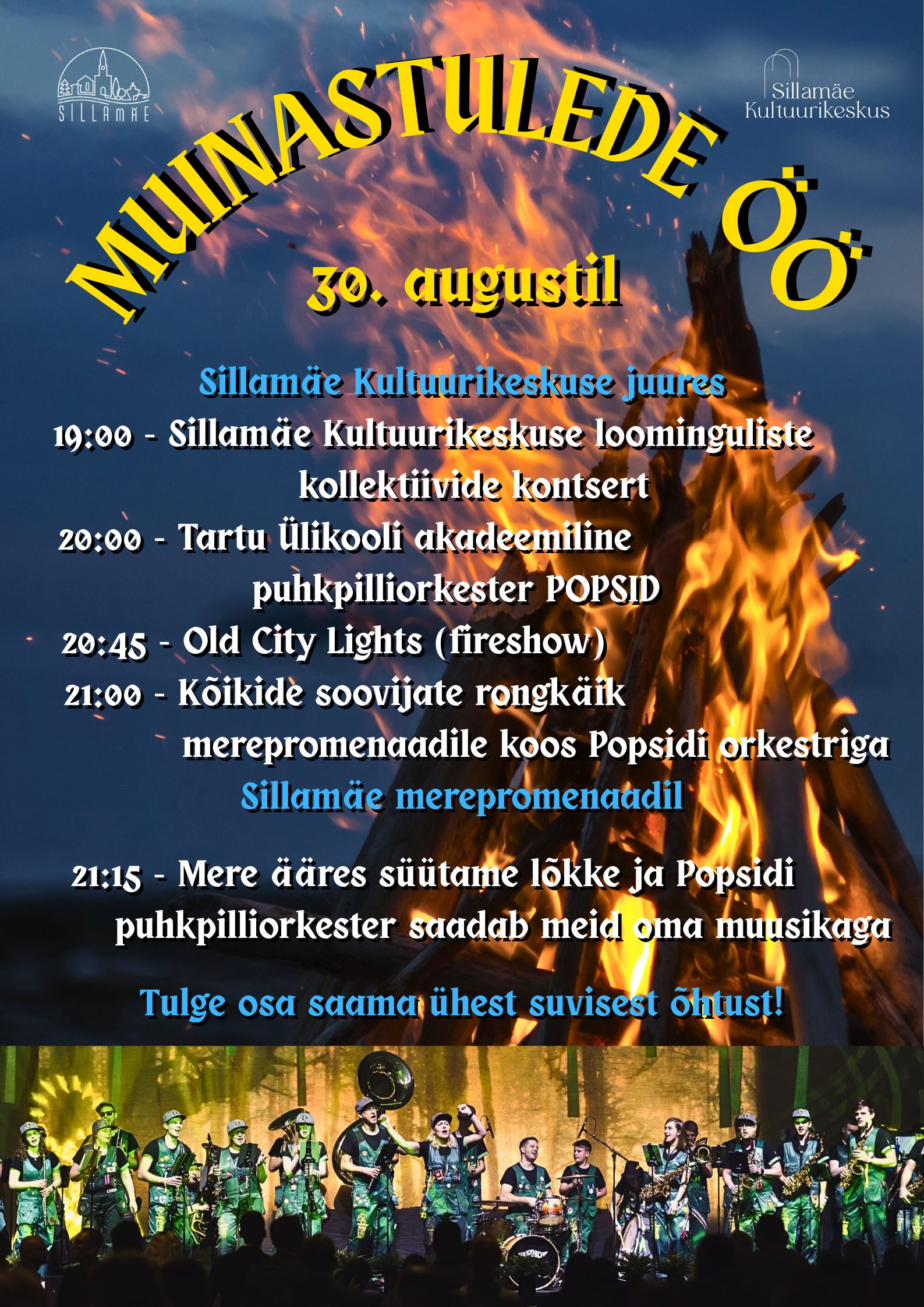 Muinastulede öö 30.08.2025