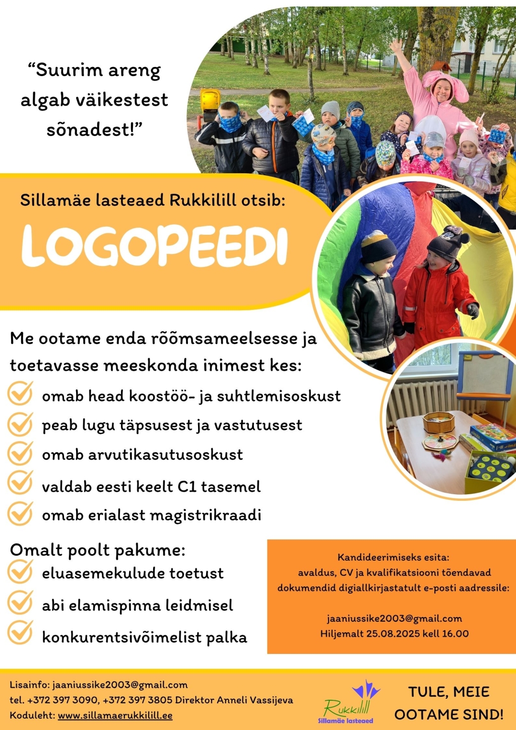 Töökuulutus_Sill.lasteaed Rukkilill_Logopeed_tähtaeg 25.08.2025.jpg